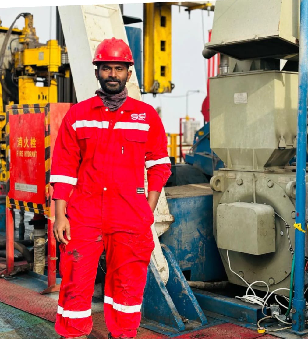 Hi , I'm Rajes(Floorman), I got opportunity to work in Kuwait oil Rig with guidance from AR igst team, thanks to Team and Mr.Richard & Mr.Anusing